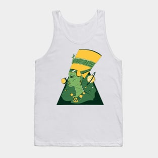 Forrest Green Nefertiti and The Stars Tank Top